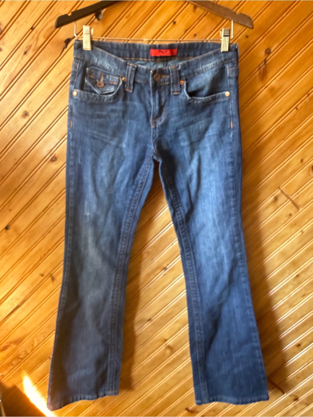 Women’s Blue Denim boot cut Jeans 90s
